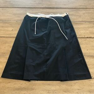 Zara midi office siren black skirt